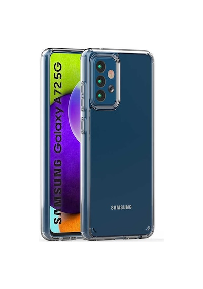 Samsung Uyumlu Galaxy A72 Kılıf Zore Coss Kapak Renksiz