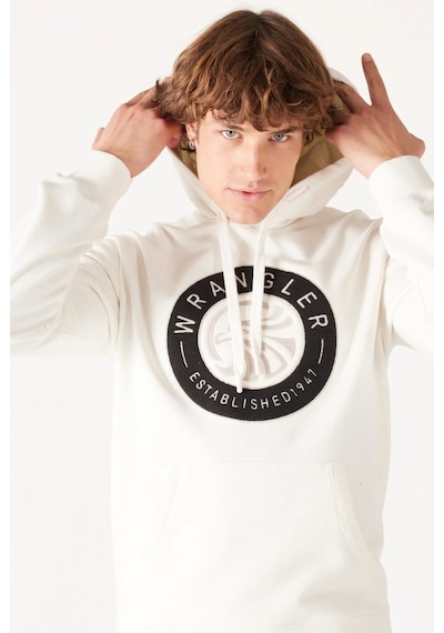 Wrangler Erkek Sweat W232239102 Beyaz