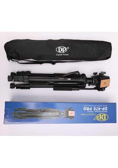 Dp-470 Pro Deve Boynu Yatay Dikey Makro Fotoğraf Monopod Ve Video Slr Kamera Tripodu