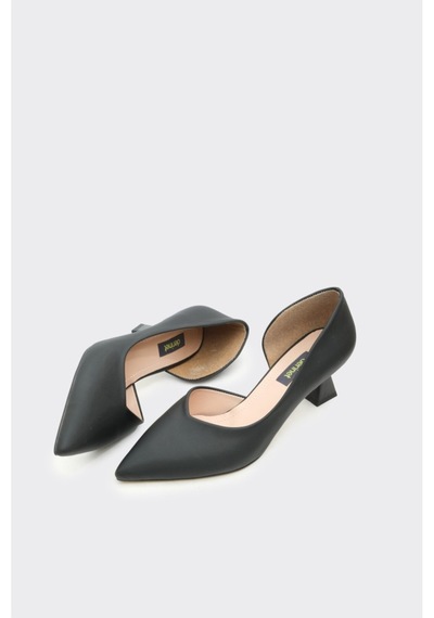 Derinet Kısa Topuk Saten Kadın Stiletto S.saten S.saten