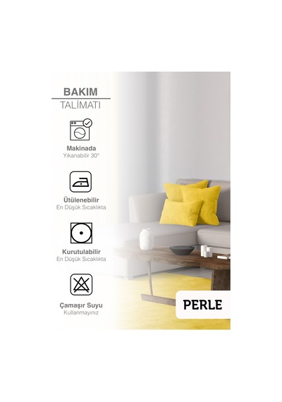 Home Daily Series Güneş Sarısı Rengi Kırlent Yastık Kılıfı Güneş Sarısı