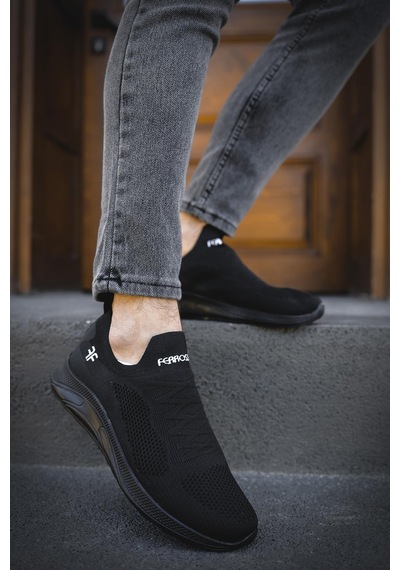 Ossa Slip On Nefes Alan Kalın Taban Erkek Sneaker