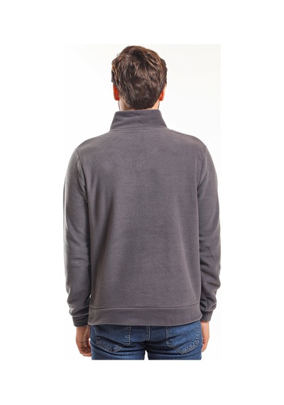Slazenger Solid Erkek Sweatshirt K.gri Füme