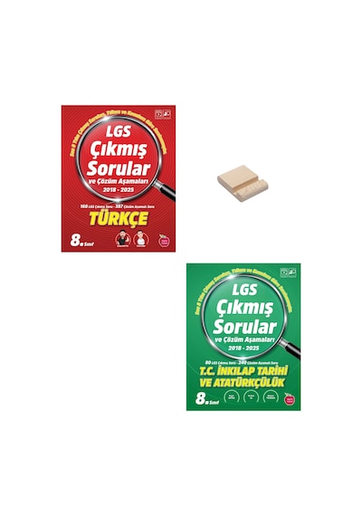 Lgs 8. Sınıf Çıkmış Sorular Türkçe Ve İnkılap + Telefon Standı