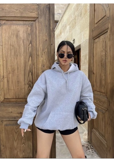 Vengeance Outlet Unisex Gri Sweatshirt Yeni Sezon Ürün Gri