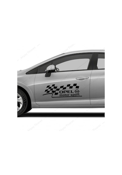 Opel Sticker (Sağ Sol Takım ) Opel Zafer Yan Ayna Araba Sticker