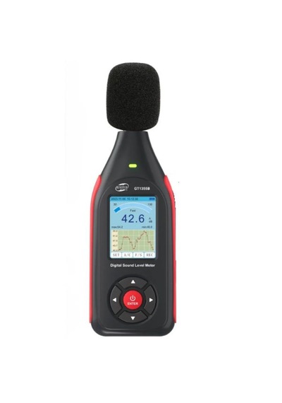 Benetech Gt1355b Renkli Ekranlı Kayıt Yapabilen Ses Ölçer Şarj Edilebilir
