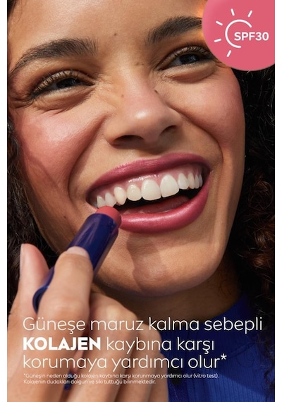 Rose Renkli Nemlendirici Dudak Bakım Kremi Ve Mercan Dudak Bakım Kremi 4,8gr Spf30, Allık Etkisi