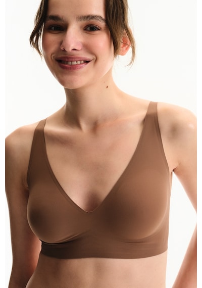 Penti Kahverengi Nude Invisible Balensiz Sütyen