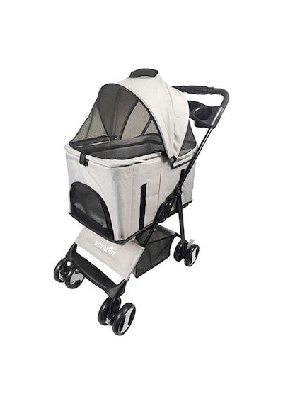 Royalist Dtc-804fk Katlanabilir Kedi Köpek Taşıma Arabası Gri 70x47x100 Cm 294-57001.01