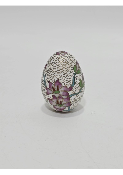 Cloisonne Mineli Dekoratif Yumurta 6,5cm Çok Renkli