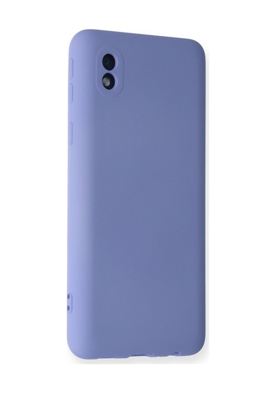 Samsung Galaxy Uyumlu   A01 Core Kılıf Nano İçi Kadife Silikon - Lila