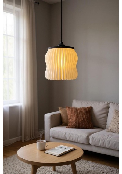 Bellure Modern Sakıt Avize Nestvibe Seri Beyaz