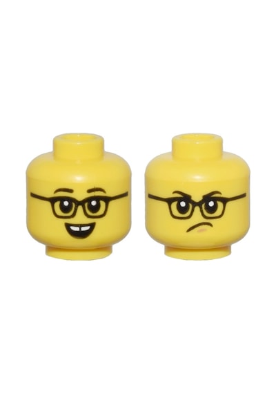 Minifigür Parçaları: Kafa: 3626pb3660