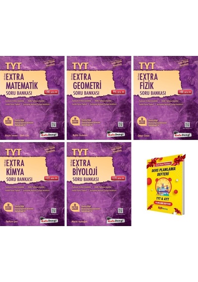 Tyt Soru Bankası Extra Matematik Geometri Fizik Kimya Biyoloji