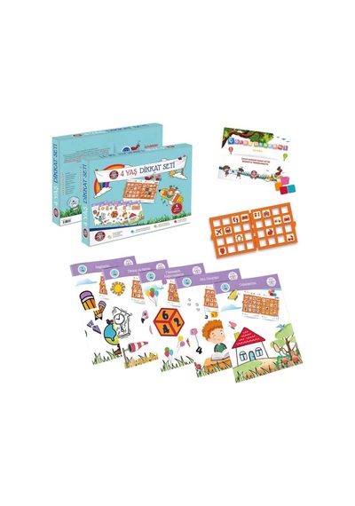 4 Yaş Dikkat/etkinlik Eko Paket