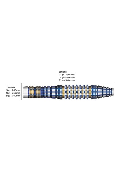 Shot Future Knights Darkstar Tungsten Çelik Uçlu Dart Oku 24