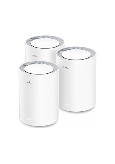 Cudy M1800 2.4 -5 GHz 1200 Mbps WİFİ 6 Mesh Router (3 Adet)