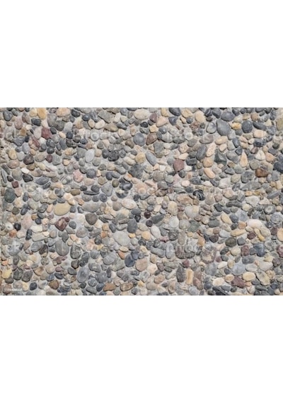 Çakıl Taşı Kaplama Kağıdı 3 Metre Çakıl Taşı Desenli