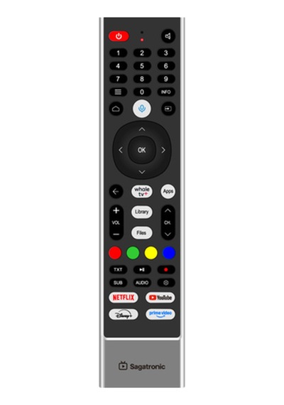 Sagatronic 906093982 FHD Smart Android Whale 43" LED TV