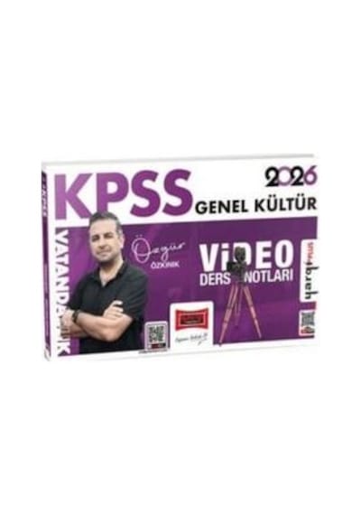 Kpss Genel Kültür Vatandaşlık Video Ders Notları 2026 - Özgür Özkınık - Yargı