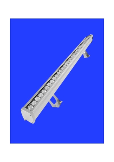 100 Cm Wallwasher Led Bina Dış Duvar Aydınlatma Mavi Işık Gri