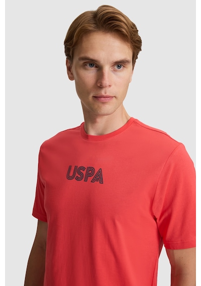 U.S. Polo Assn. U.s. Polo Assn. Erkek Kırmızı Tişört Basic 50325245-vr213 Rısk Red