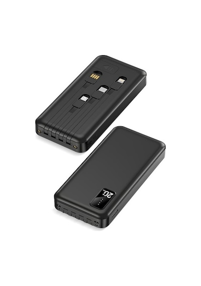 Powerway TX209 20.000 mAh Kablolu Dijital Göstergeli Powerbank