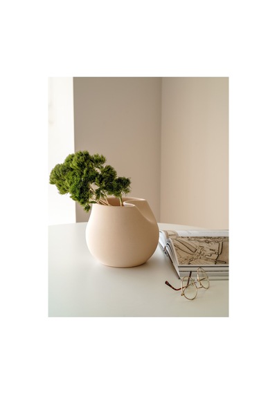 Oslo Vazo Dekoratif Obje Ekru - 253017239 Ekru