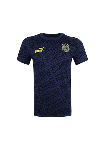 Fenerium Puma Fenerbahçe Pattern Laci Tshırt Lacivert
