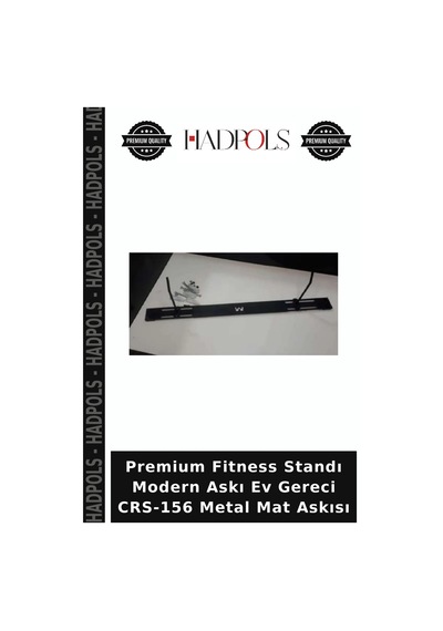 Premium Fitness Standı Modern Askı Ev Gereci Crs-156 Metal Mat Askısı