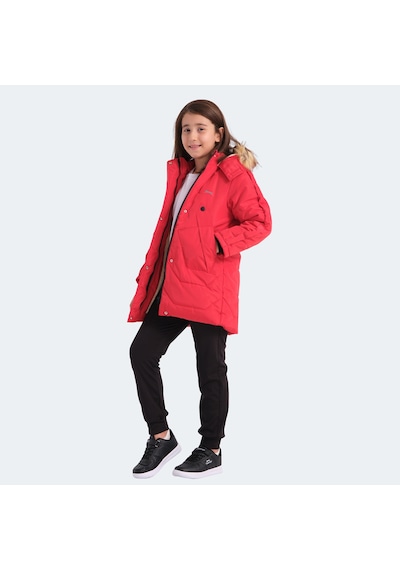Slazenger CAMRON Çocuk Kapüşonlu Kırmızı Mont & Kaban