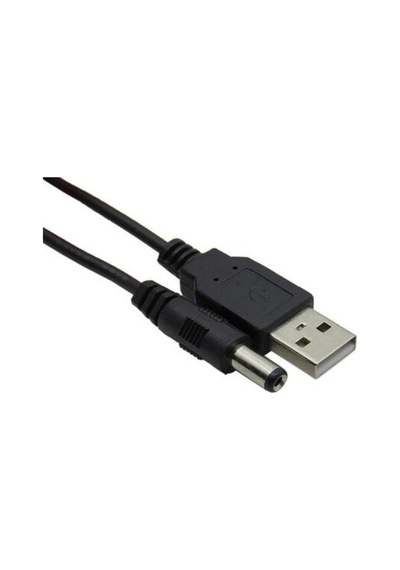 Usb 5.5 Mm 2.5 Mm Kablo Usb Standart Uç Dc Kablo 5.5 Mm 2.5 Mm 1 Metre Usb Kablo