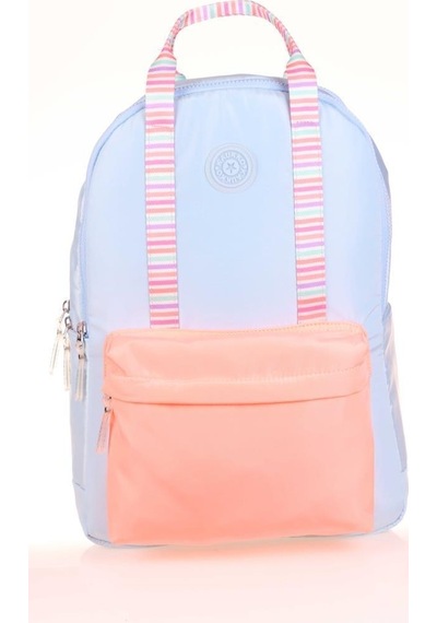 Kaukko Double Stripe Sırt Çantası Blue K1765