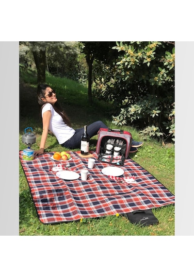 Nurgaz Campout Ng-po Kamp Piknik Örtüsü Karışık