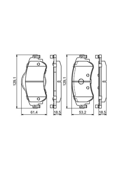 Citroen C3 1.4vtı 2009-2016 Bosch Ön Balata Netpar25220 8fn-8fp-8fr