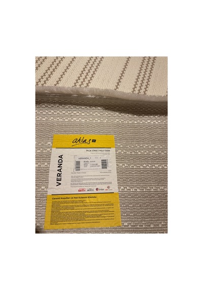 Veranda Ru01a Krem Halı Çok Renkli