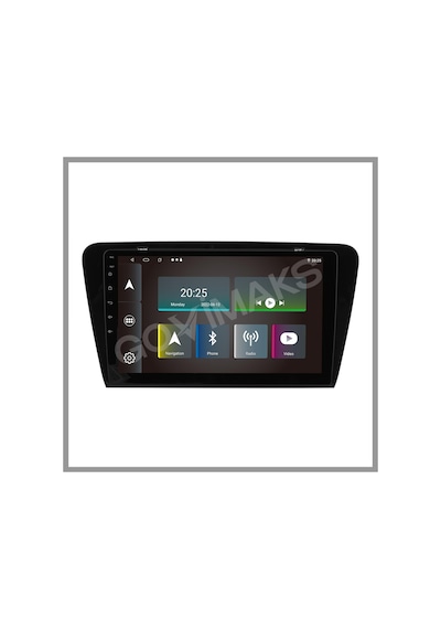 Govimaks Skoda Octavia 2013-2019 Uyumlu 4 Gb Ram 64 Gb Hafıza Androıd Multımedıa Teyp 10"