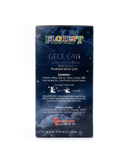 Gece Çayı Karışık Bitki Çayı 45'li Süzen Poşet 90 G - 890507877