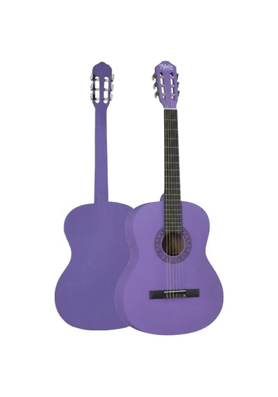 Midex Cg-270prp Mor Renk Klasik Gitar 4/4 Yetişkin Boy Sap Ayarlı Full Set 1 Adet