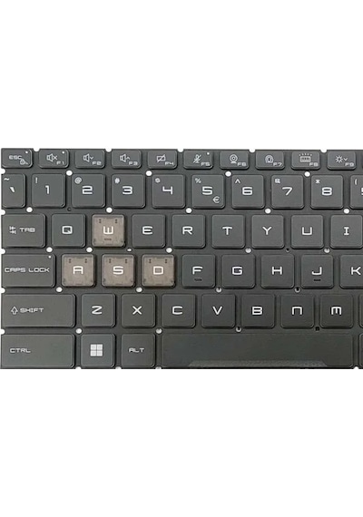 Msı Katana Gf76 12ud-058xtr Klavye Işıklı V1 Mavi Işık Wasd