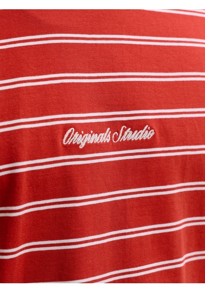 Jack & Jones Norrebro Erkek Kırmızı Tişört 12291021-sa Kırmızı