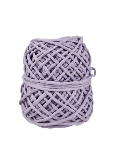 Makrome İpi 3 Mm 250 Gr Pudra Mor Duvar Süsü, Çanta, Sepet Ve Dekoratif Hobi İpi