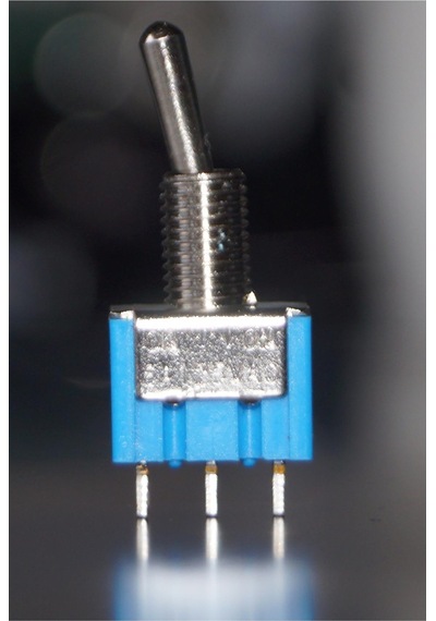 Mini Toggle Switch On-off-on 3 Pin 6a 125vac Mavi Anahtar Mts-103
