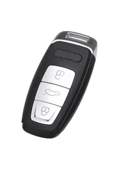 Gma Keys Lüx Audi A3 2021-2022 A6l A7 A8 Q8 E Tron C8 D5 Nano Anahtar Kılıfı Siyah Gold Altın Renk