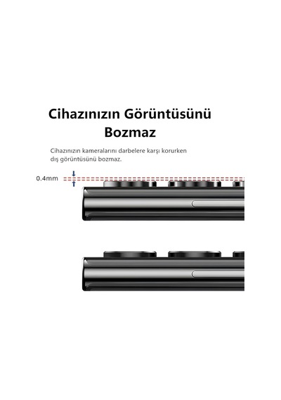 Görüntü Kalitesi Bozmayan Kamera Lens Koruyucu Safir Sapphire Gümüş, S25 Plus Diğer