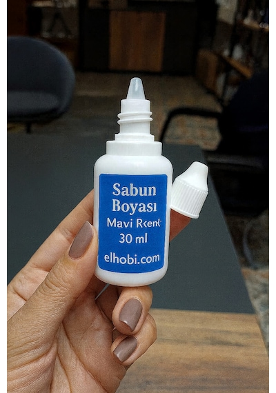 1 Adet Sabun Boyası Veya Renklendirici - Mavi - 30 Ml