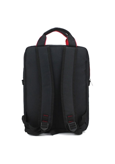 Case Club 13,3 İnç - 14 İnç Laptop Çantası Sırt Ve Omuz Kullanım Apple Uyumlu MacBook Kırmızı Beyaz