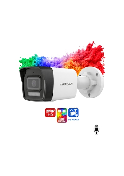 Ds-2cd1021g2-lıuf 2mp H.265+ Mikrofonlu Ip Kamera