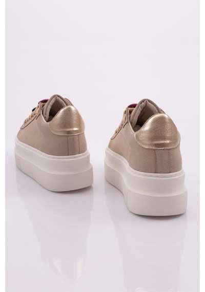 Dgn 1019 Kadin Sneaker 1019-2007-R0186 Bej